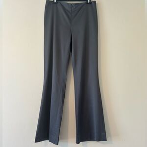 Doncaster Satin Wide Leg Pants Women’s Size 10 Virgin Wool Blend Zipper Front